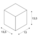 Dimensioned drawing