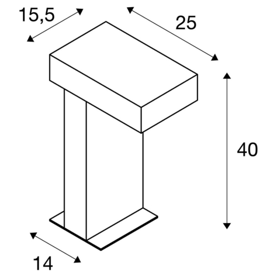 Dimensioned drawing