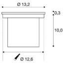 Dimensioned drawing