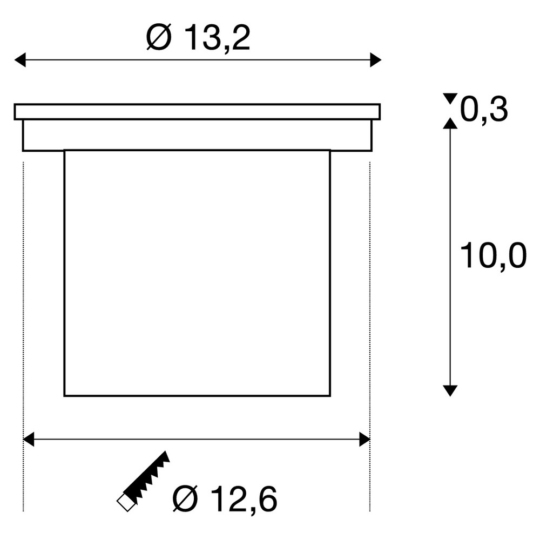 Dimensioned drawing