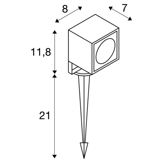 Dimensioned drawing