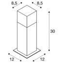 Dimensioned drawing