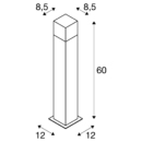 Dimensioned drawing