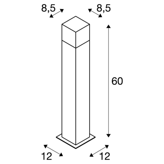 Dimensioned drawing