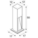 Dimensioned drawing