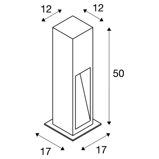 Dimensioned drawing