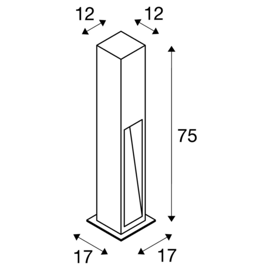 Dimensioned drawing