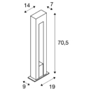 Dimensioned drawing