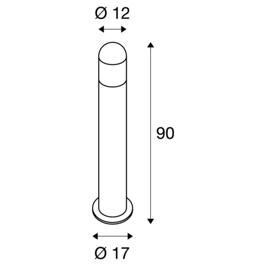 Dimensioned drawing