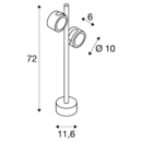 Dimensioned drawing