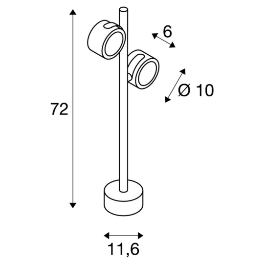 Dimensioned drawing