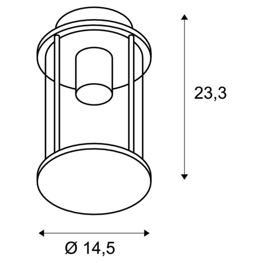 Dimensioned drawing