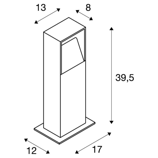 Dimensioned drawing