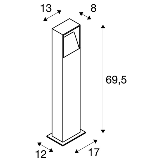 Dimensioned drawing