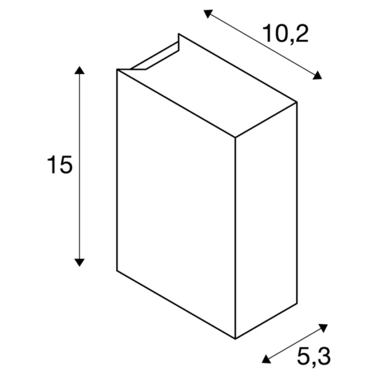 Dimensioned drawing