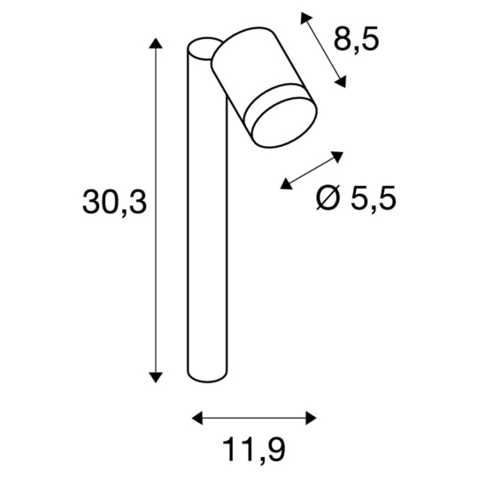 Dimensioned drawing