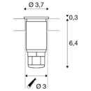 Dimensioned drawing