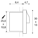 Dimensioned drawing