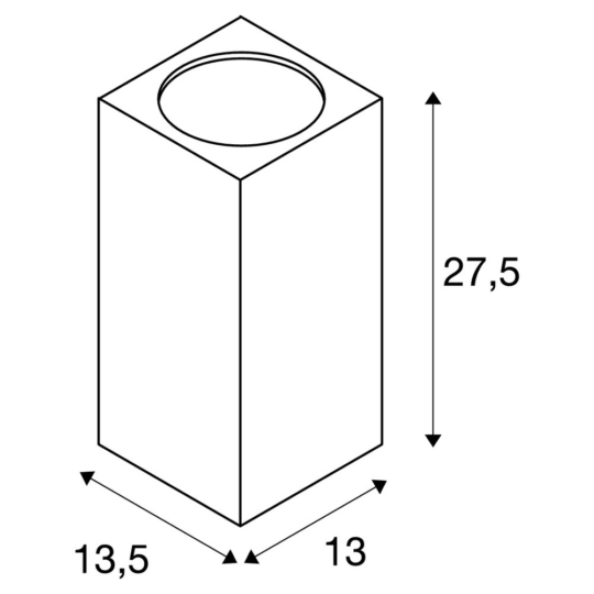 Dimensioned drawing