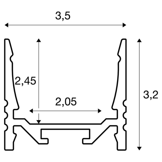 Dimensioned drawing