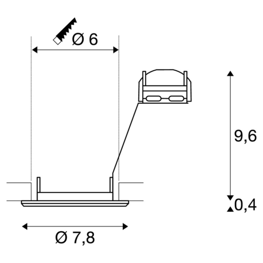 Dimensioned drawing