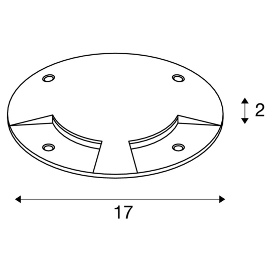 Dimensioned drawing