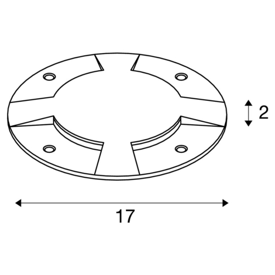 Dimensioned drawing