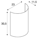 Dimensioned drawing