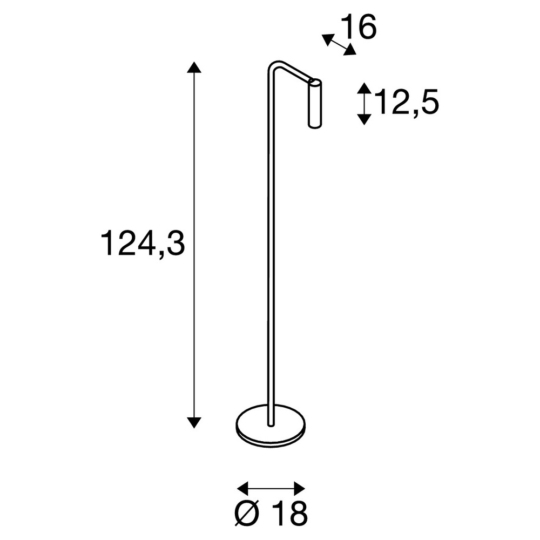 Dimensioned drawing