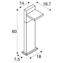 Dimensioned drawing