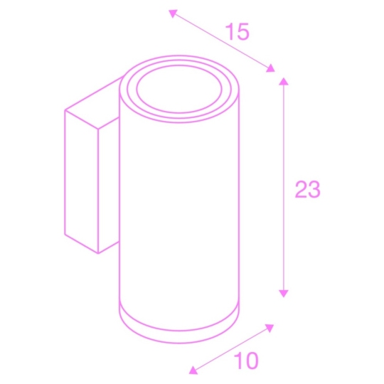 Dimensioned drawing