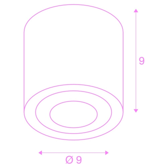 Dimensioned drawing