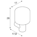 Dimensioned drawing