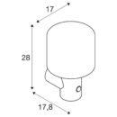 Dimensioned drawing