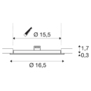 Dimensioned drawing