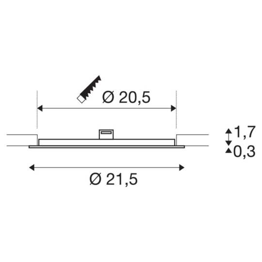 Dimensioned drawing