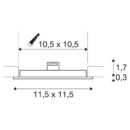 Dimensioned drawing