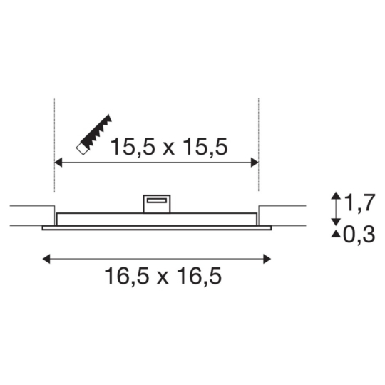 Dimensioned drawing