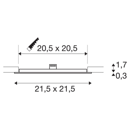 Dimensioned drawing