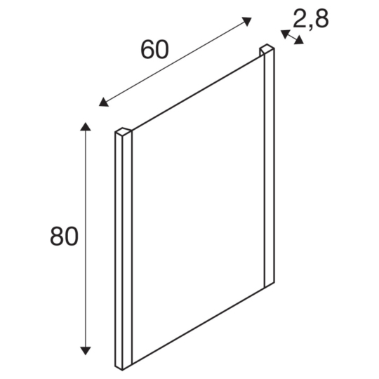 Dimensioned drawing