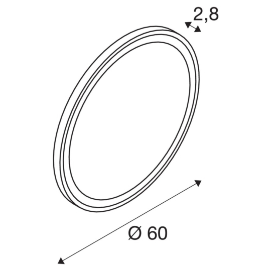 Dimensioned drawing