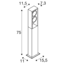 Dimensioned drawing