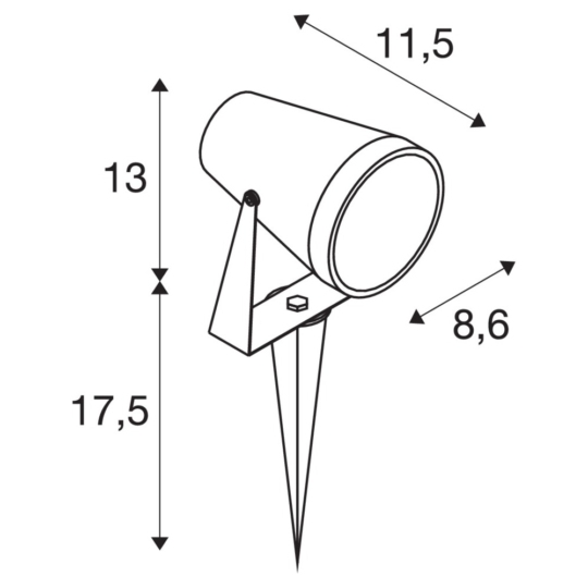 Dimensioned drawing