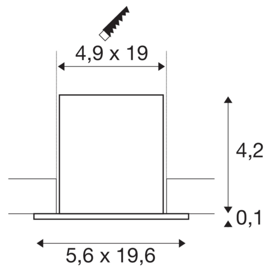 Dimensioned drawing