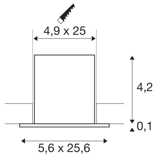 Dimensioned drawing