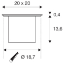 Dimensioned drawing