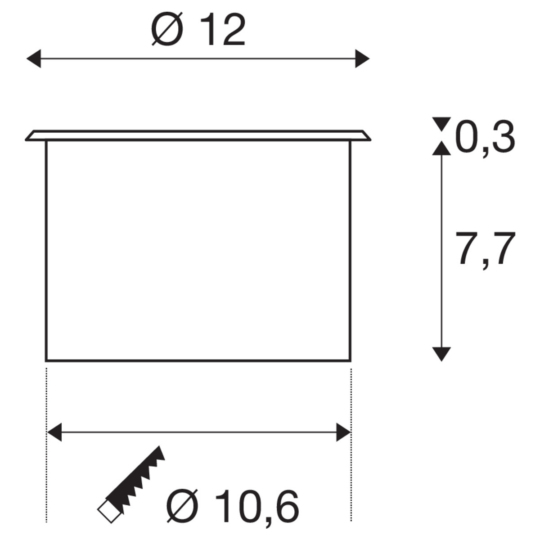 Dimensioned drawing