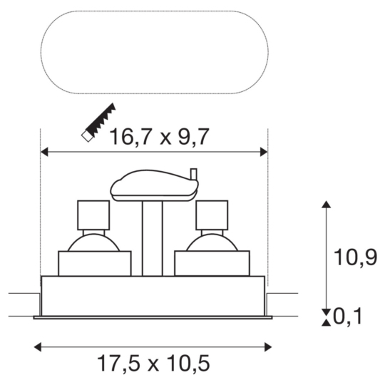 Dimensioned drawing