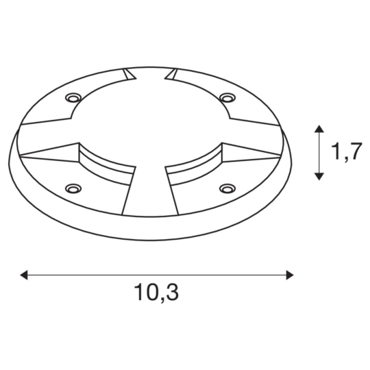 Dimensioned drawing
