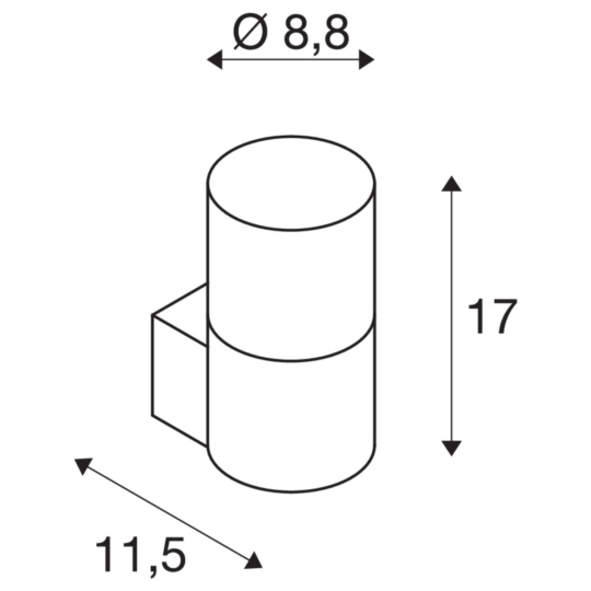 Dimensioned drawing